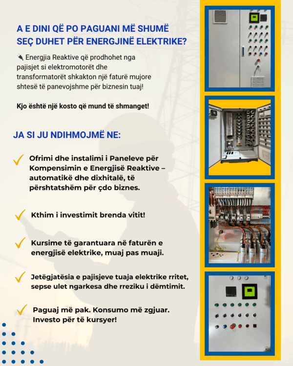 PANELE PER KOMPESIMIN E ENERGJISE REAKTIVE